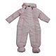 Kanz Mädchen Schneeanzug Baby Einteiler Overall Rosa Punkte Winter Kinder 