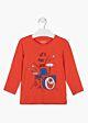 Losan Jungen Shirt Langarm Orange Schlagzeug Kinder 