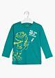 Losan Jungen Shirt Langarm Grün Dino Jungen Boy 