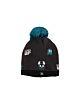 Maximo Jungen Mütze Strickmütze Pompon Grau Computerspiel Winter Kinder