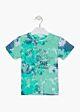 Losan Kinder T-Shirt Kurzarm Grün Blau Batik Jungen Sommer 
