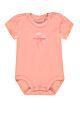 Kanz Baby Body Einteiler Kurzarm Spieler Mädchen Jungen Unisex  Rosa Lachs