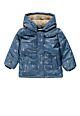 Kanz Baby Jacke Anorak Winterjacke Kapuze Winter Blau Elch 