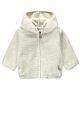 Kanz Jacke Babyjäckchen Erstausstattung Newborn Baby Kapuze Flausch Teddy Natur Unisex 