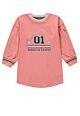 Kanz Mädchen Kinder Kleid Sweatkleid langarm Pink Größe