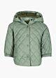 Losan Baby Jacke Anorak Winterjacke Kapuze Oliv Mädchen Steppjacke 