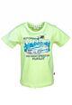 Salt and Pepper Jungen T-Shirt Kinder Shirt Kurzarm Motiv-Polizei Neon-Gelb 