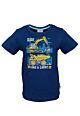 Salt and Pepper Jungen T-Shirt Kinder Baumaschine Bagger Blau Marine 