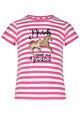Salt and Pepper Mädchen T-Shirt Kurzarm-Shirt Pferd Pink Weiß
