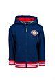 Salt and Pepper Jacke Sweatjacke Kapuze Jungen Blau Marine Feuerwehr Kinder 