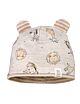 Maximo Baby Mütze Jersey Beige Wildtiere Afrika Jungen Kinder