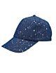 Maximo Mädchen Mütze Schildmütze Cap Sommer Jeans Pünktchen Glitzer Kinder