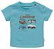 noppies Baby Shirt kurzarm T-Shirt Blau Camper Jungen Kinder 