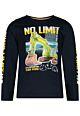 Salt and Pepper Jungen Shirt Langarm Marine Bagger Leuchteffekt Kinder