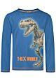 Salt and Pepper T-REX-WORLD Jungen Shirt Langarm Blau Leucht-Print-Dino-T-Rex Kinder 