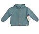 Maximo Gots Baby Strickjacke Kapuze Jacke Smoke Blue