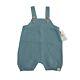 Maximo Gots Baby Strickhose Kapuze Hose Baby Smoke Blue Latzhose Kurz