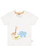 Salt and Pepper T-Shirt Kurzarm Sommer Jungen Weiß Tiere Baby Größe 74-92