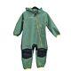 Outburst Kinder Softshell-Overall Softshellanzug Mädchen Jungen Wasserdicht Einteiler Grün
