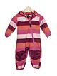 Outburst Kinder Softshell-Overall Softshellanzug Mädchen Wasserdicht Einteiler Pink Gestreift 