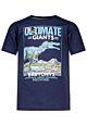 Salt and Pepper T-REX-WORLD Jungen T-Shirt Kurzarm Print-Dino-T-Rex Marine Kinder