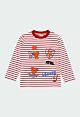 boboli Kinder Shirt Langarm Jungen Rot Gestreift 