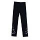 Topo Mädchen Leggings Thermoleggings Hose Blau Glitzer Sterne Kinder Winter 