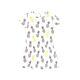 boboli Mädchen Kleid Sommer Shirtkleid Kinder Natur Ananas 