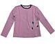 Topo Mädchen T-Shirt Shirt Langarm Rosa Blumen Kinder 