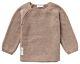 noppies Baby Shirt Pullover Wickelshirt Strick Newborn Braun Basic