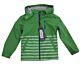 Outburst Jungen Jacke Funktionsjacke Wasserdicht Grün Streifen Kapuze Kinder Outdoor 