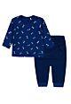ESPRIT Babyanzug Jogginganzug Zweiteiler Shirt Hose Baby Jungen Blau 