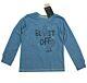 BLUE SEVEN Jungen Shirt Langarm Blau-meliert Dino Kinder 
