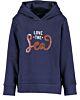 BLUE SEVEN Mädchen Sweatshirt Kapuzen-Shirt Langarm Blau Kinder 