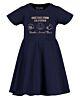 BLUE SEVEN Mädchen Kleid Shirtkleid Marine Blau Kurzarm Sommer Kinder 