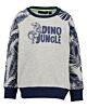 BLUE SEVEN Jungen Sweatshirt Pullover Grau Dino Kinder 