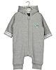 BLUE SEVEN Baby Babyanzug Overall Einteiler Kapuze Grau Elefant Jungen 