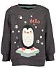 BLUE SEVEN Jungen Sweatshirt Pullover Grau Pinguin Baby Kinder 