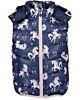 BLUE SEVEN Steppweste Ärmellos Kinder Jacke Weste Kapuze Blau Einhorn Mädchen