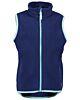 BLUE SEVEN Kinder Jacke Fleecejacke ohne Arm Weste Marine Blau