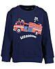 BLUE SEVEN Sweatshirt Pullover Jungen Blau Feuerwehr Kinder