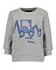 BLUE SEVEN Sweatshirt Pullover Kinder Grau Motiv-Baumaschinen Baby Jungen