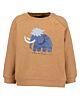 BLUE SEVEN Sweatshirt Pullover Pulli Braun Motiv Baby Jungen