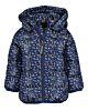 BLUE SEVEN Winterjacke Baby Jacke Mädchen Kinder Kapuze Blau Blumen
