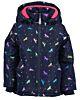 BLUE SEVEN Winterjacke Jacke Kinder Mädchen Einhorn Kapuze Blau