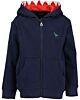 BLUE SEVEN Jacke Sweatjacke Kapuze Blau Dino Jungen Kinder