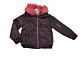 Kanz Mädchen Jacke Winterjacke Kapuze Lila Kinder 