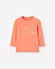 Losan Shirt Langarmshirt Baby Kinder Mädchen Orange Dino