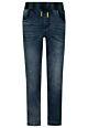 Salt and Pepper Jungen Hose Jeans Schlupfhose Jogging-Jeans Blue-Denim Strickbund Stretch Kinder Basic