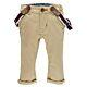 Feetje Hose Baby Träger Stoffhose Festlich Hosenträger Beige Jungen Kinder Basic